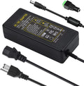 24V Power Supply,24Volt 6Amp 144W 100-240V AC to 24V DC Power Supply with 5.5mm x 2.5mm&2.1mm Output,LED Terminal Connector,24V 6A Power Supply 5A