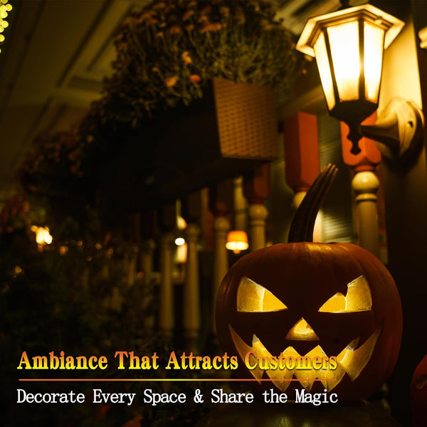 Flame Effect Bulb with Gravity Sensor Realistic Flickering Fire & Upside Down Effect, 4 Lighting Modes, E26 Base - for Halloween Decorations,