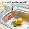 Sponge Holder for Kitchen Sink, Kitchen Sink Sponge Holder,Sink Caddy,Dish Soap Holder Ã¯Â¼ÂMat SilverÃ¯Â¼Â