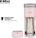 Keurig K-Mini Single Serve K-Cup Pod Coffee Maker, 6 to 12oz Brew size, with Cord Storage, Perfect for Small Spaces, Dusty Rose | Brews 6-12 Oz