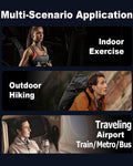 ZXQ Wireless Bluetooth Neckband Headphones 100 Hours Long Playtime,Around The Neck Bluetooth Earbuds with Microphone,Waterproof Sport