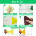 Drywall Repair Kit, 2 Pack Spackle Wall Repair Patch Kit with Scraper, Wall Mending Agent Large Hole Drywall Patch, Easy to Fill Holes in Home