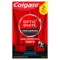 Colgate Optic White Pro Series Teeth Whitening Toothpaste with 5% Hydrogen Peroxide, Stain Prevention, Mint, 3 Ounces (2 Pack) 3 Ounce (Pack of 2)