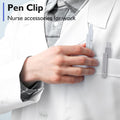 Vanhench 7Pcs 0.5mm Black Ink Gel Pens Fine Point Smooth Writing Quick Dry Pen for Journaling Note Office Desk Nurses Teacher School Supplies
