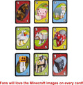 Mattel Games UNO Card Game, Gifts for Kids and Family Night, Themed to Minecraft Video Game, Travel Games, Storage Tin Box (Amazon Exclusive) UNO