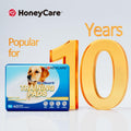 HONEY CARE All-Absorb, X-Large 28" x 34", 40 Count, Dog and Puppy Training Pads, Ultra Absorbent and Odor Eliminating, Leak-Proof 5-Layer Potty