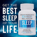 Relaxium Sleep Aid, Dietary Supplement, Non-Habit Forming, Supports Longer and Better Sleep, 60 Capsules, 30-Day Supply