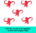 Spin Master Games, Barrel of Monkeys, Retro Linking Fun for Preschoolers, Family Games, 1 & Up Players, for Ages 3 & Up Barrel of Monkeys - Retro