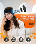 Navly Sleep Headphones, 10Hrs Sports Headband with Soft Cozy Earbuds Comfortable, Headphones Headband with Ultra-Thin HD Stereo Speakers Perfect