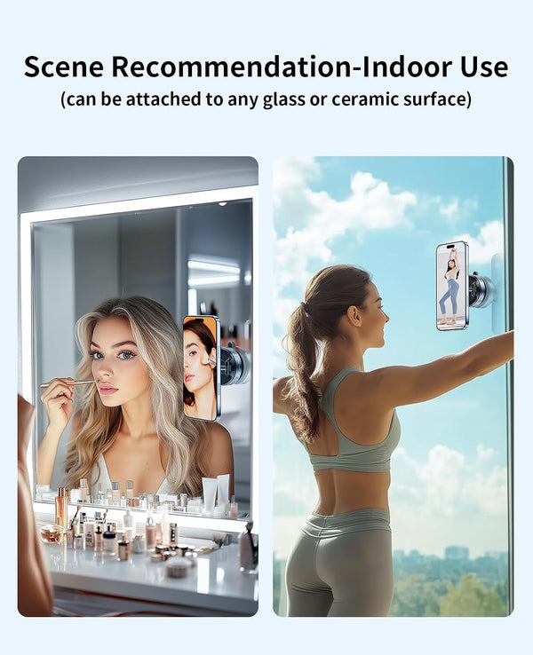 Magnetic Phone Holder for Car,Magnetic Phone Holder with Suction Cup, Vacuum Car Mount for iPhone 17 16 Pro Max,Phone Holders for Your Car Magnetic