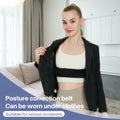 Back Brace Posture Corrector for Women and Men,Adjustable Shoulder Straightener Black(Small/Medium) Small/Medium BLACK