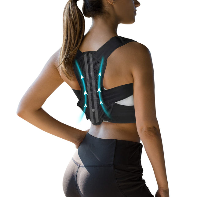 VANRORA Posture Corrector for Women and Men, Back Brace Fully Adjustable & Comfy