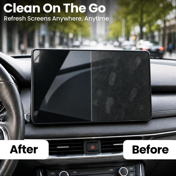 EVEO Electronic Wipes Screen Cleaner - Screen Wipes TV Screen Cleaner Wipes, Computer Screen Wipes, Laptop Screen Cleaner, ipad & Monitor Cleaner,