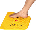 Gadget Deals Acupressure Mat - Yellow, Manual Foot Massager - Massage Mat, Rolling Therapy for Sciatica, Leg Pain, Cramps, Heel, Knee, Piles,