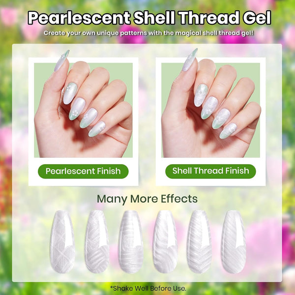 beetles Gel Nail Polish Set 20 Colors Pastel Gel Polish with Glossy&Matte Top Coat Base Coat, Pink Purple Blue Green White Trendy Color Glitter Uv