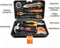 8 Piece Hand Tool Set, High Strength Steel Tools for Home Repair, Car Maintenance, Furniture Assembly with Convenient Storage Case, Basic Tool Kit