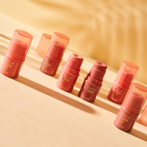 essence | Baby Got Blush (10 | Tickle Me Pink) | Easy to Apply & Blend Pigmented Cream Blush Stick | Vegan & Cruelty Free | Free From Gluten,