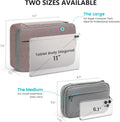 Travelkin Cord Organizer Travel, Cable Organizer For Electronic Accessories Grey Medium