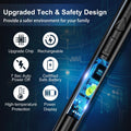KTEBO 2 Pack Electric Candle Lighter, Windproof Plasma Arc Rechargeable | USB-C Flameless Plasma Lighter, 360-Degree Flexible Long Gooseneck, LED