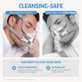 CPAP Mask Wipes, 160 Count Super Jumbo Pack, FSA/HSA Eligible, Extra Large & Moist, Unscented, Lint Free, Alcohol Free, Cleansing-Safe, Cleaning