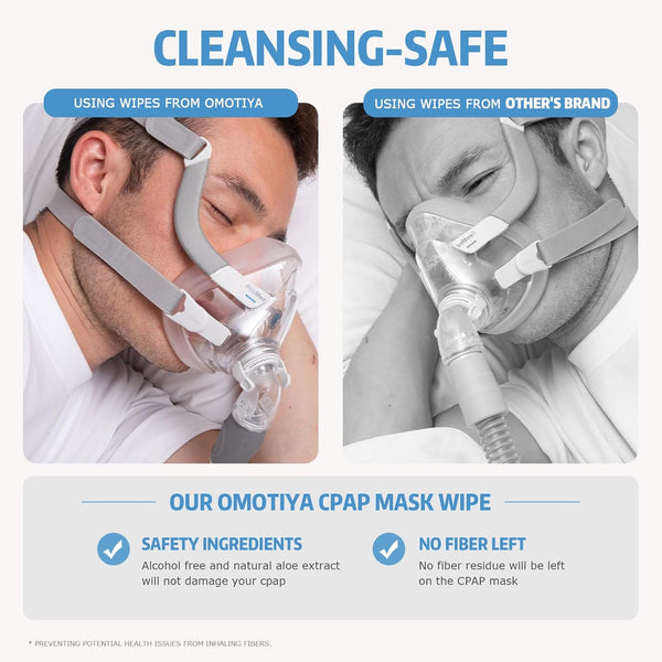 CPAP Mask Wipes, 160 Count Super Jumbo Pack, FSA/HSA Eligible, Extra Large & Moist, Unscented, Lint Free, Alcohol Free, Cleansing-Safe, Cleaning