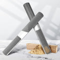 2PCS 8in 4 Way Wood Rasp File, Premium Grade High Carbon Hand File and Round Rasp, Half Round Flat & Needle Files, Multifunctional Hand File for