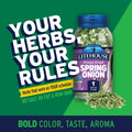 Litehouse Freeze Dried Spring Onion - Fresh Spring Onion, 1 Bunch Inside, Fresh Taste, Gluten Free, Keto Friendly, No Refrigeration - 0.23 Ounce