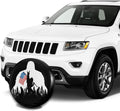 Bigfoot American Flag Camping Spare Tire Cover Wheel Protectors Weatherproof Wheel Covers Universal Fit for Trailer Rv SUV Truck Camper Travel