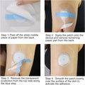 60Pack Libre Sensor Covers Latex-Free Medical Adhesive Patches for Libre 2/3 Precut CGM Tape with No Glue On The Center Waterproof and Strong
