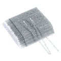G2PLUS 500PCS Cotton Swabs, Crystal Black Disposable Micro Applicators Brush for Makeup and Personal Care, Micro Swabs for Eyelash Extensions,