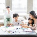 BEIBOON 100 Sheets Drawing Paper for Kids 9"" X 12"" Art Craft Paper for Drawing, Painting, Doodles and Sketching, White100P