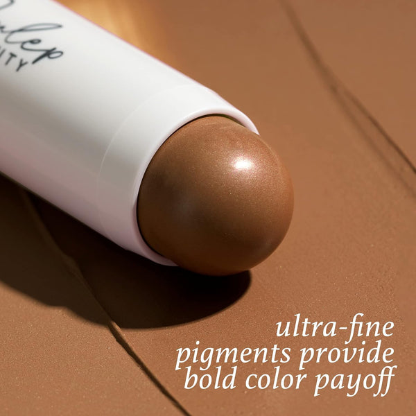 Julep Skip The Brush Cream to Powder Blush Stick - Neutral Bronze - Blendable and Buildable Color - 2-in-1 Blush and Lip Makeup Stick 06- Neutral