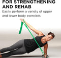 THERABAND CLX Resistance Band with Loops, Fitness Band for Home Exercise and Full Body Workouts, Portable Gym Equipment, Gift for Athletes,
