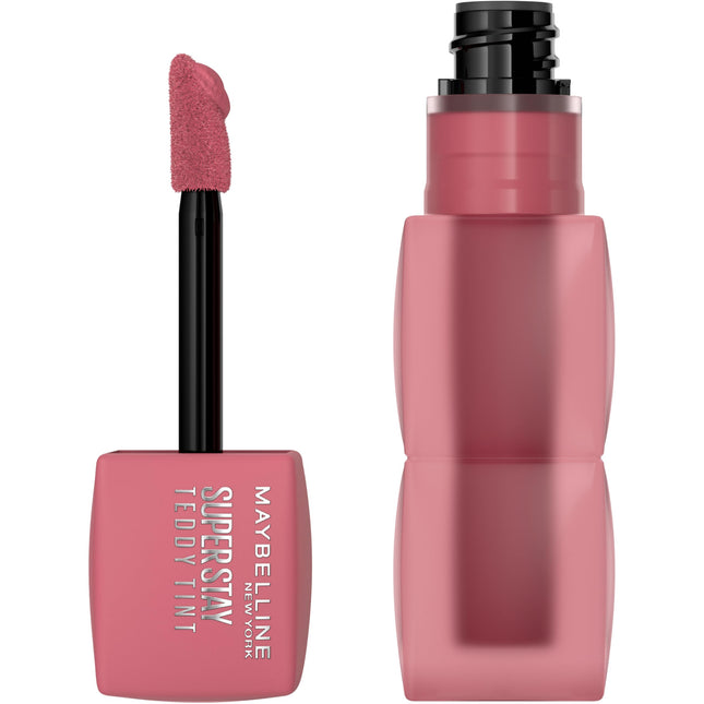 Maybelline Super Stay Teddy Lip Tint, Long Lasting Matte Lipstick for up to 12HR