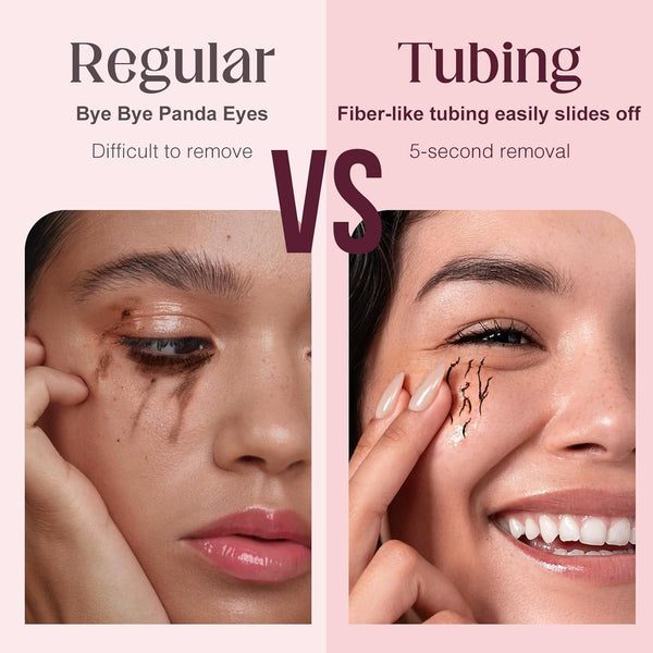 Unidollss Tubing Mascara Volume and Length Brown Lengthening Long Lasting All Day, No Smudging, No Clumping, Washable Voluminous Tubing Mascara