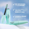 Covergirl Lash Blast Clean Volume Mascara, Vegan Formula, Volumizing, Smudge-Proof, Cruelty Free, Very Black, 1 Count