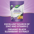 Nature's Way Sambucus Zinc Lozenges With Elderberry and Vitamin C, Honey Lemon Flavor, 24 Lozenges (3 Pack) 24 Count (Pack of 3)