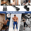 23Pcs Resistance Bands Set Workout Bands, 5 Stackable Exercise Bands with Handles, 5 Resistance Loop Bands, Jump Rope, Figure 8 Resistance Bands,