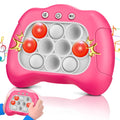 Quick Push Game?Pop Game Fidget Toys, Fast Push Bubble Game, Handheld Puzzle Game Sensory Toys ?Light up Push Pop Game for Kids 3-12 Girls and