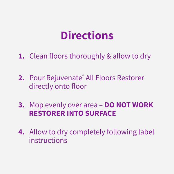 Rejuvenate All Floors Restorer 32 Oz, Fills Scratches, Shines & Protects 32 Fl Oz (Pack of 1)