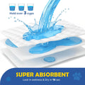 FluffyDream Super Absorbent Waterproof Dog and Puppy Pet Training Pad, Housebreaking Pet Pad,Blue (17.6"x23.6" (50PCS)) 17.6"x23.6"(50PCS)