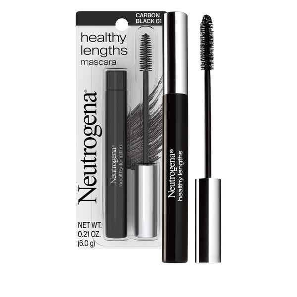 Neutrogena Healthy Lengths Mascara for Stronger, Longer Lashes, Clump-Free, Smudge Proof, Flake-Free, Lengthening Mascara with Olive Oil & Vitamin
