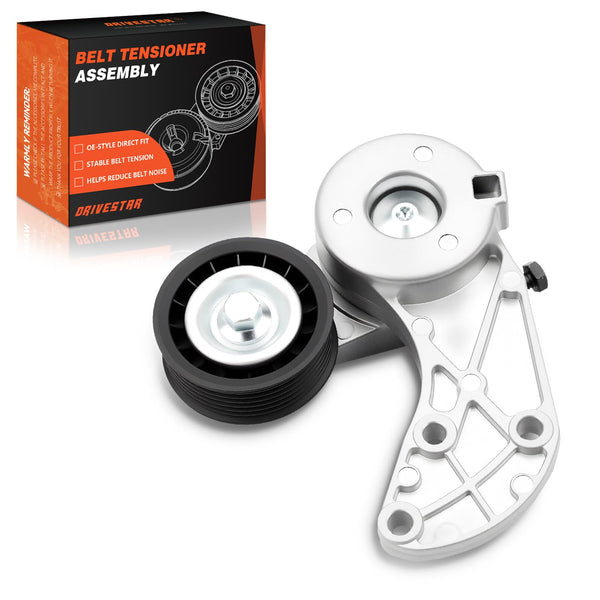 DRIVESTAR 022145299E Belt Tensioner Assembly Pulley Compatible for 2007-2010 Audi Q7 2004-2006 Porsche Cayenne 2004-2017 Volkswagen Touareg 3.6L