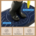 GORILLA GRIP 100% Waterproof All-Season WeatherMAX Doormat US Designed Natural Rubber, Stain and Fade Resistant, Low Profile Indoor Outdoor Door
