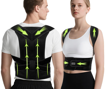 Back Brace Posture Corrector for Women and Men, Full Back Support Straps Straightener, Hunchback Improve Posture-Shoulde