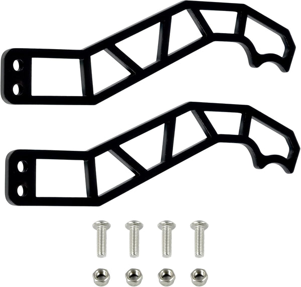 SAUTVS UTV Custom Metals Door Handles, Black Powder Coating Door Latches for Can-Am Maverick X3 X DS RS Turbo R Max 2&4 Door Models
