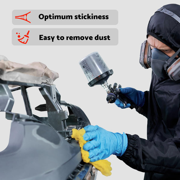 S&F STEAD & FAST Painters Tack Cloth for Woodworking, Painting, Sticky, Anti-Static Tack Rags for Automotive, Sanding, Cleaning, Dusting,