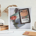 Muzilife 12x12 Shadow Box Picture Frame with Linen Board - Deep Wood & Tempered Glass Display Case Memory Box Baby Sports Memorabilia, Pins,