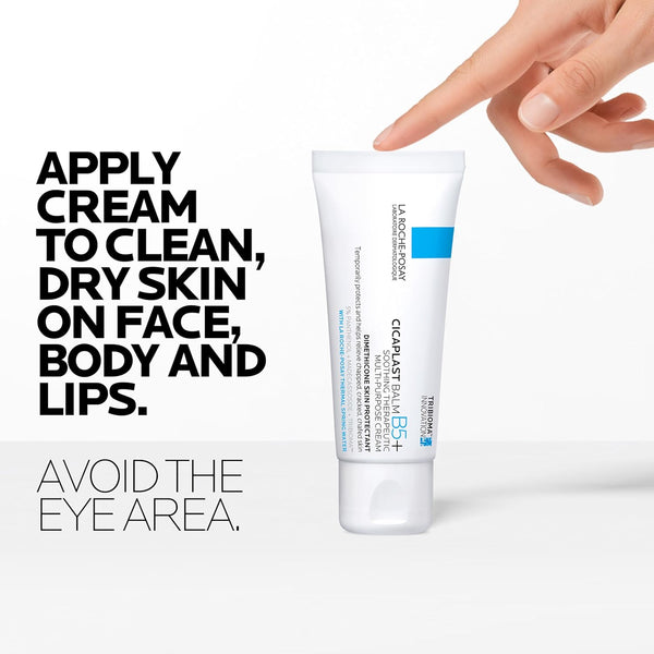 La Roche Posay Cicaplast Balm B5 UV SPF 50, Vitamin B5 + Shea Butter + Tribioma + Madecassoside + Zinc Oxide Sunscreen, Post Treatment Skin
