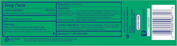 Colgate Max Fresh with Whitening Toothpaste with Mini Breath Strips, Clean Mint Toothpaste for Bad Breath, 6.3 Oz Tube